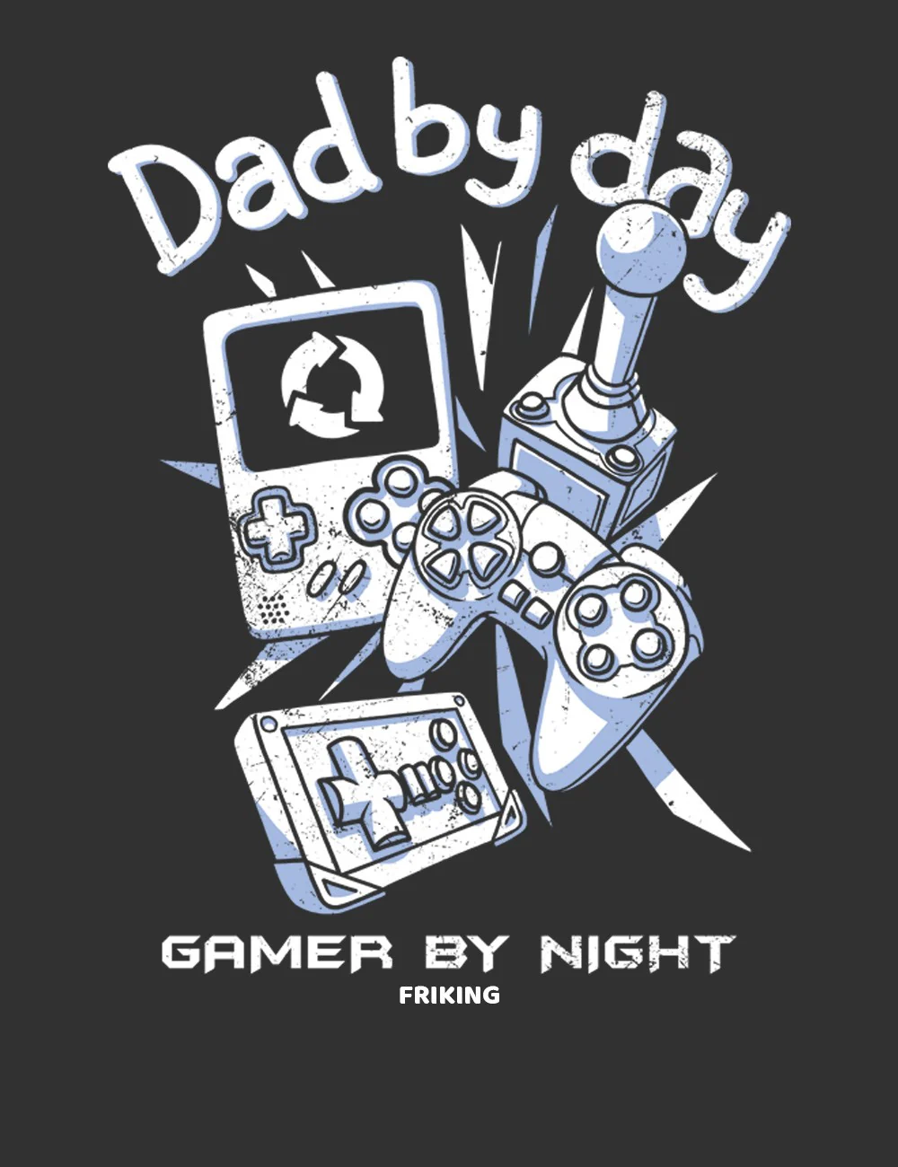 Daddy by day Gamer by night - D 345 - Image 2