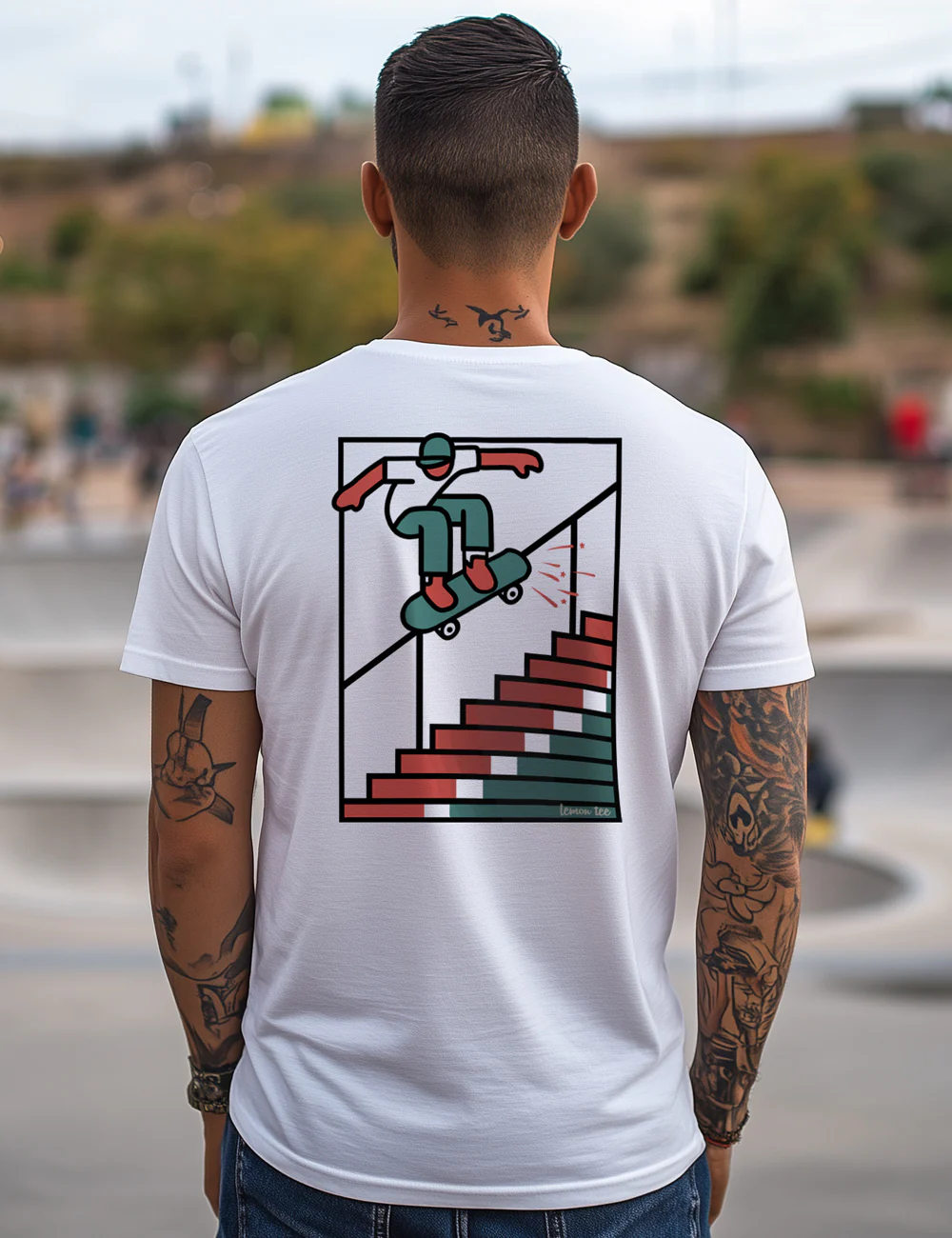 Grind Lemon Tee - L122 - Image 2