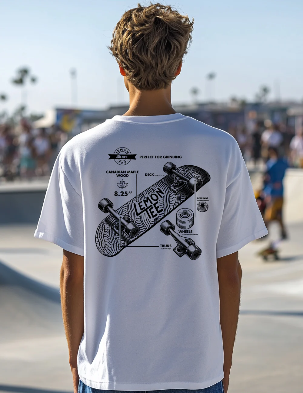 Grinding Lemon Tee L149 - Image 2