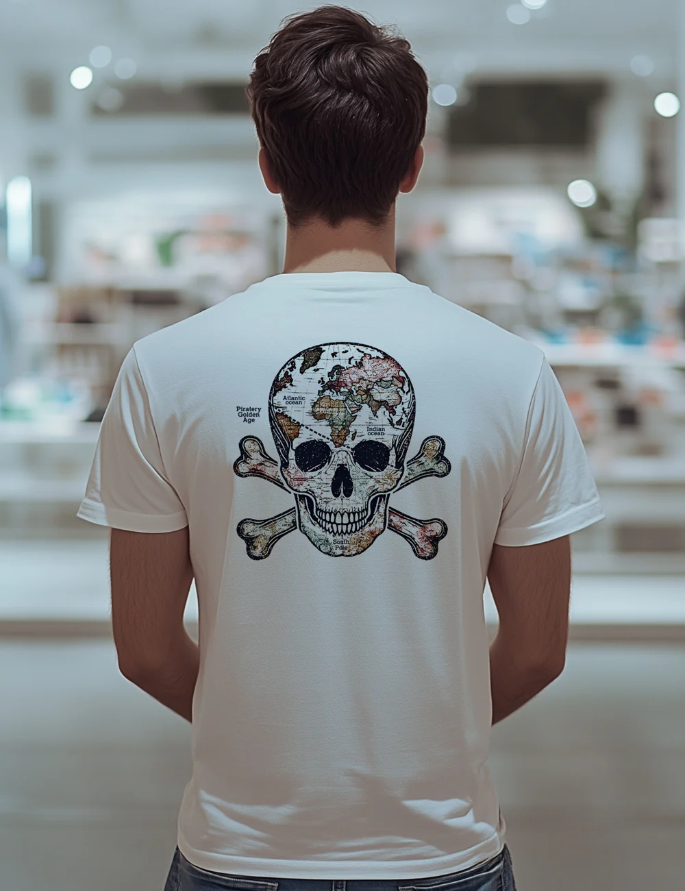 Skull Lemon Tee - L128 - Image 2