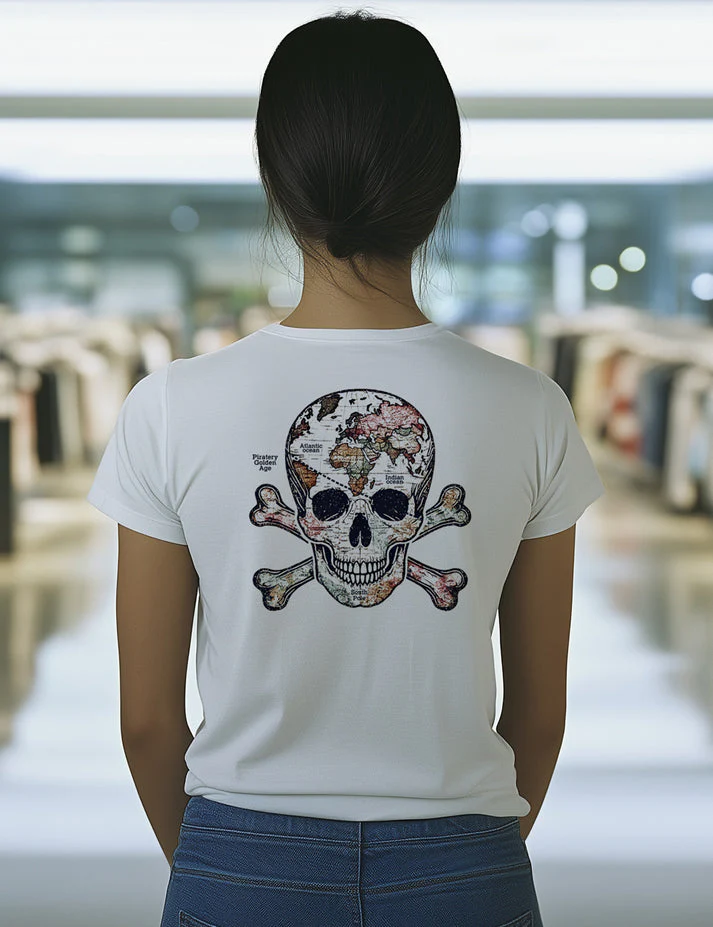 Skull Lemon Tee - L128 - Image 4
