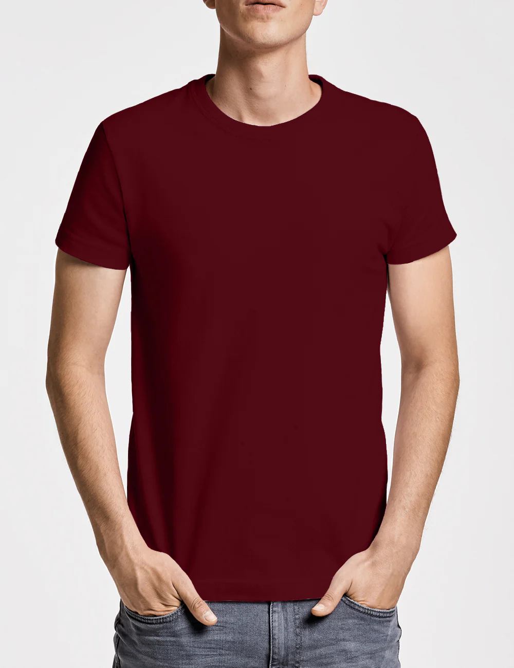 Personaliza tu camiseta manga corta Hombre (Burdeos)