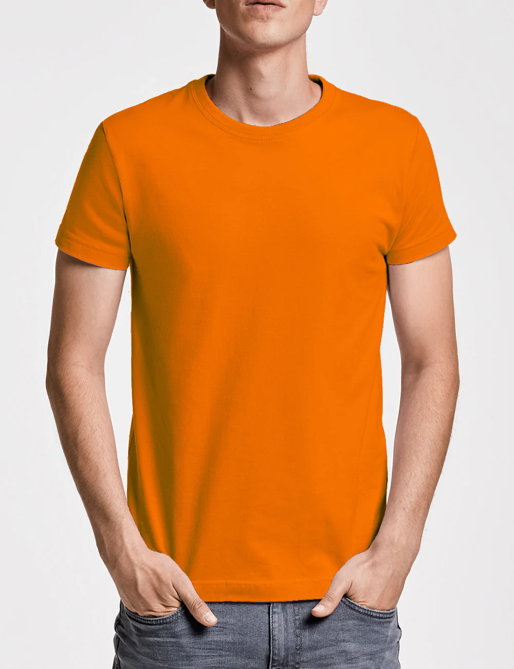 Personaliza tu camiseta manga corta Hombre (Naranja)