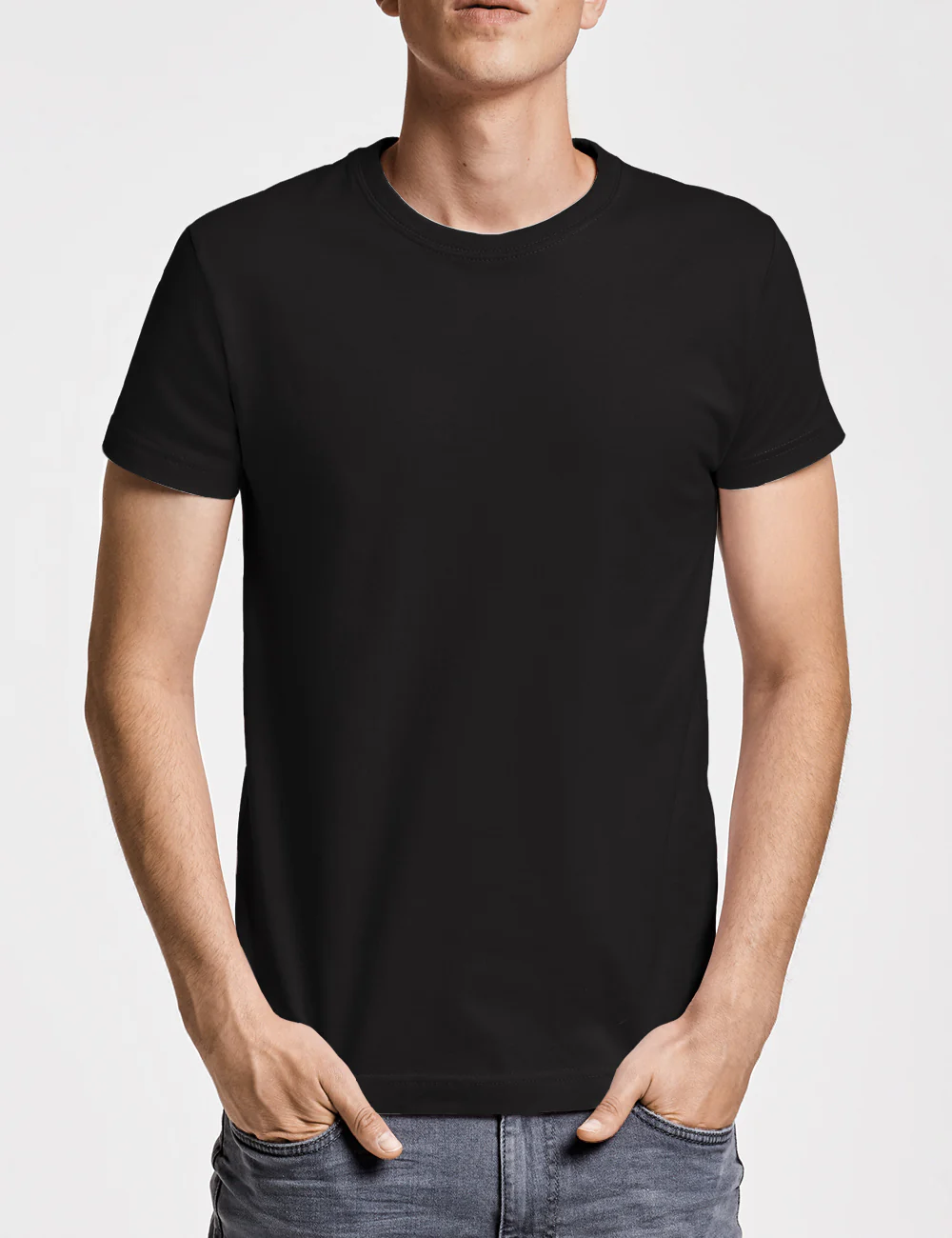 Personaliza tu camiseta manga corta Hombre (Negro)