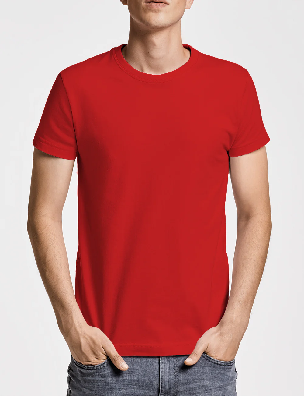 Personaliza tu camiseta manga corta Hombre (Rojo)