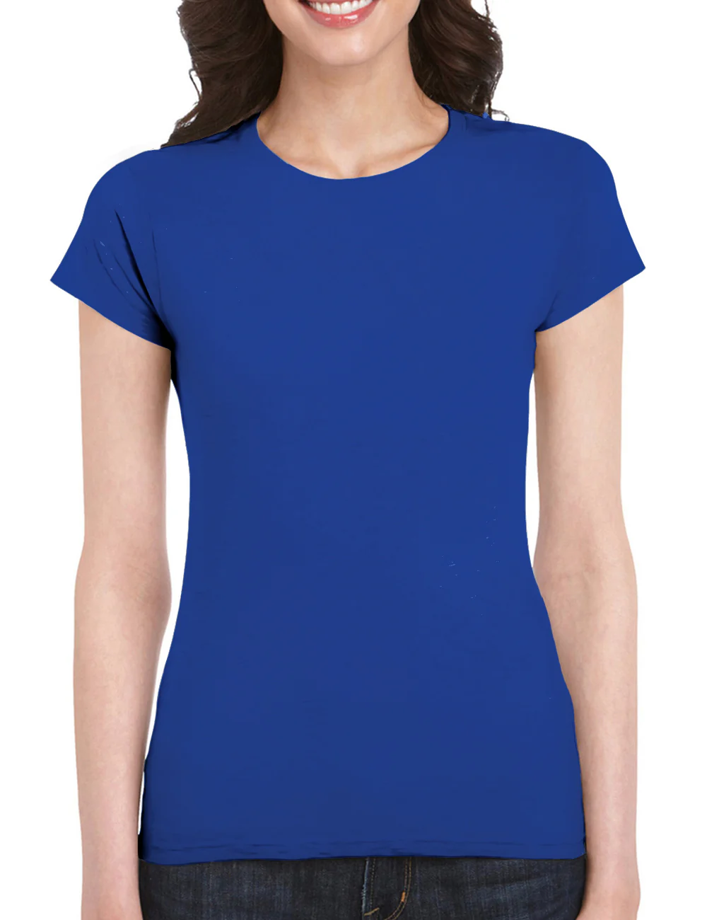 Personaliza tu camiseta manga corta Mujer (Royal)