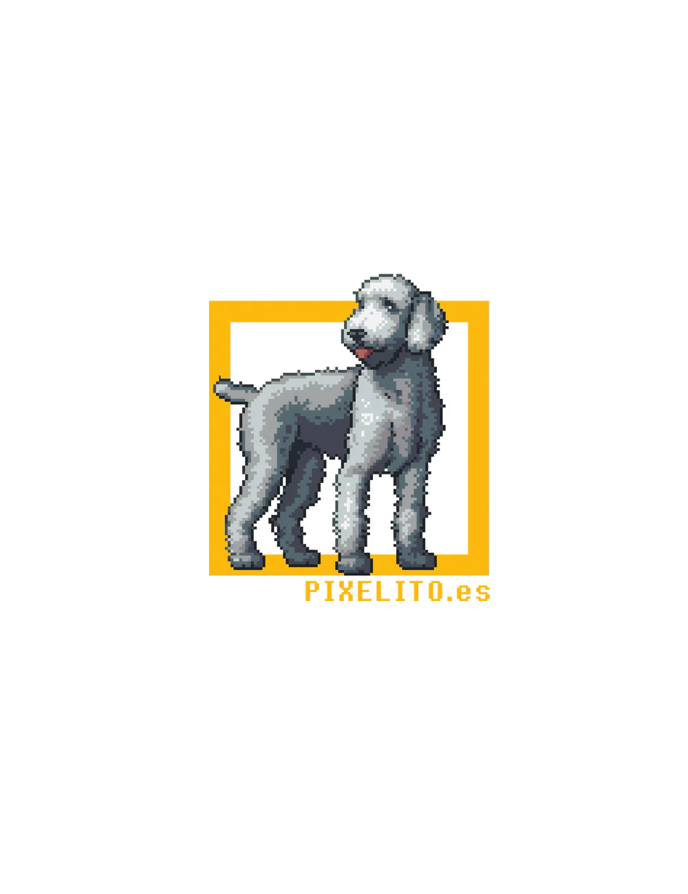 Bedlington terrier-azul - 021PX - Image 3