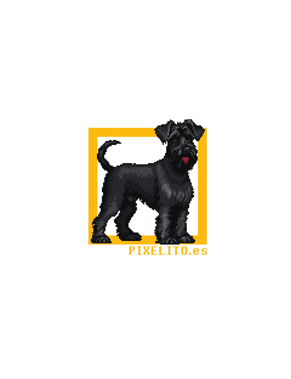 Terrier Ruso negro - 050PX - Image 3
