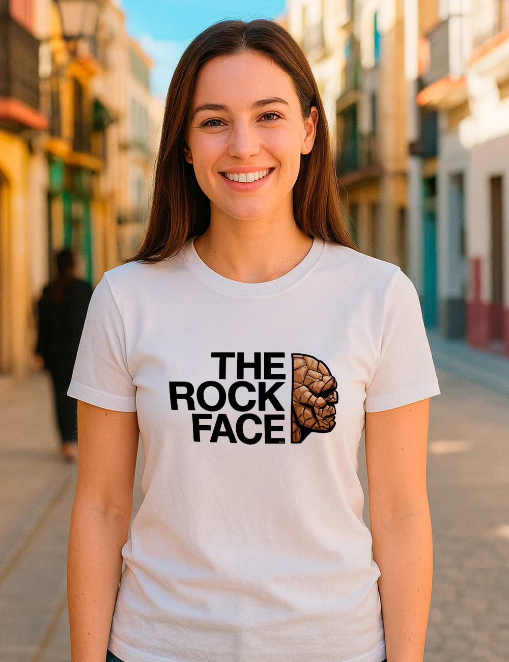 The rock face 684A