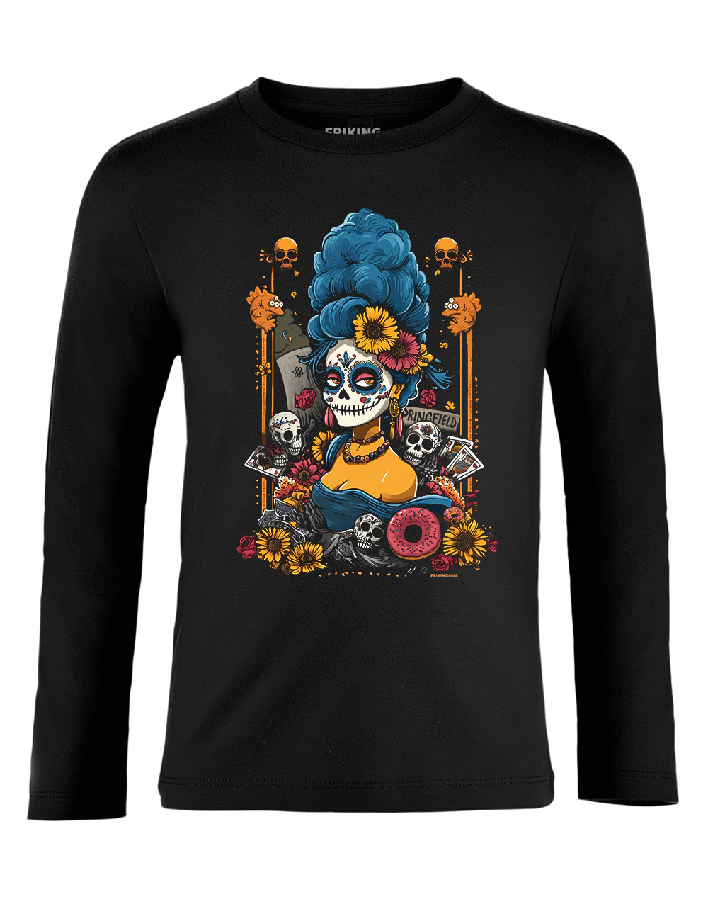 Blue hair woman - 484A