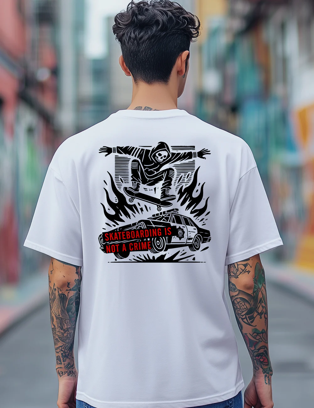 Skateboarding is not a crime L177 - Image 2