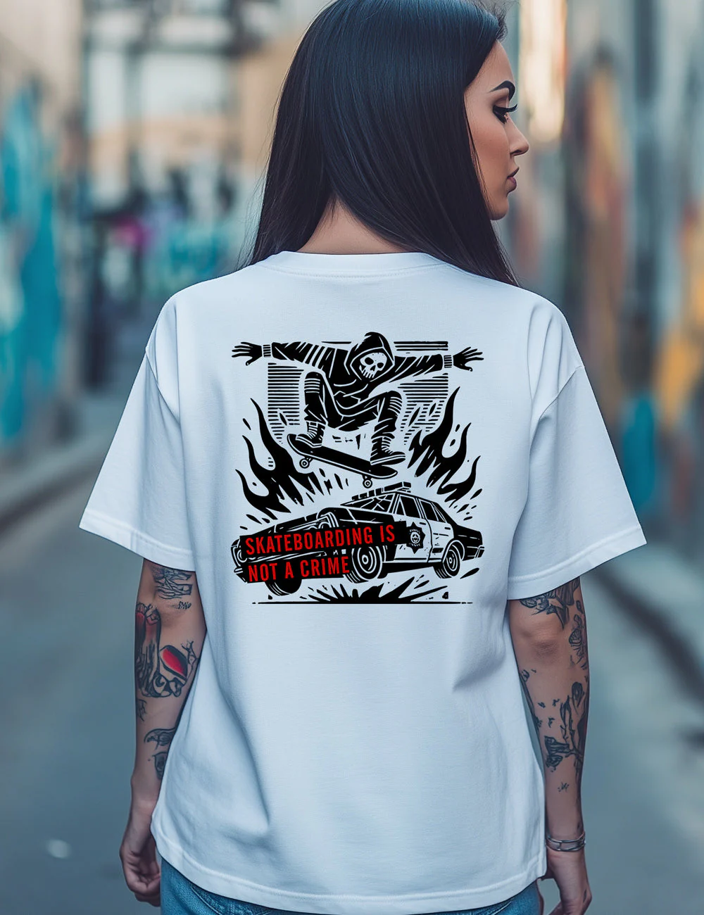 Skateboarding is not a crime L177 - Image 3