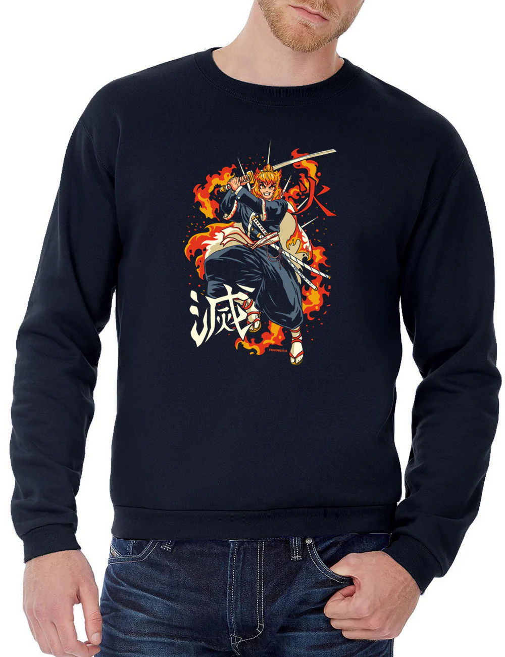 Flames samurai - 313A - Image 2